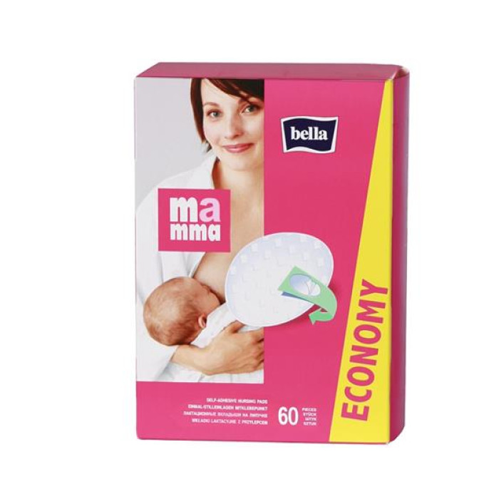 Absorpčné vložky jednorázové do podprsenky Bella Mamma 60 kusov