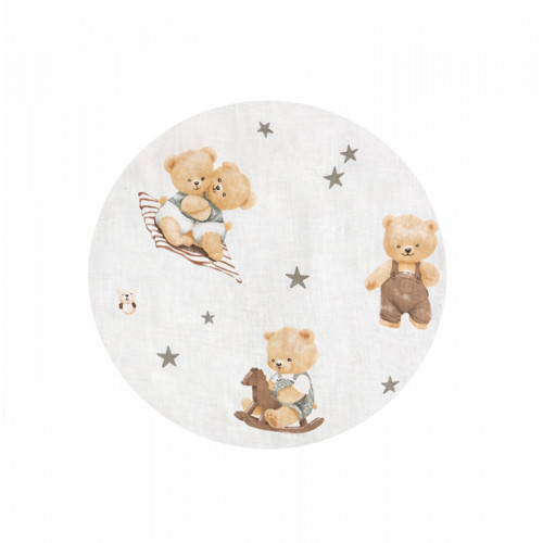 Bavlnené prestieradlo do postieľky, Kúzelný medvedík