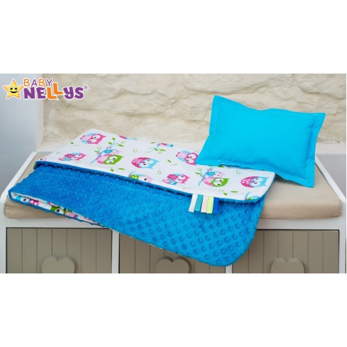 14-dielny set mega sada Be LOVE - Modrá / sivá - sovička