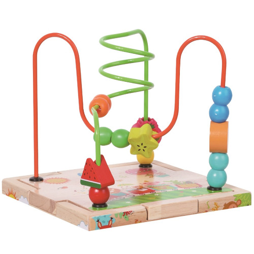 Motorická kocka s labyrintom Veselé zvieratká – 2Kids Toys, 3+