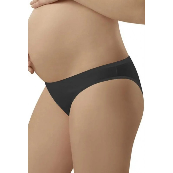 Bavlnené nohavičky Mama Mini, 1ks v balení, čierne, veľ. S