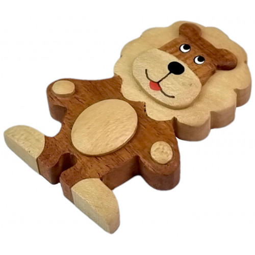 2Kids Toys Drevená magnetka veľká Lev stojaci