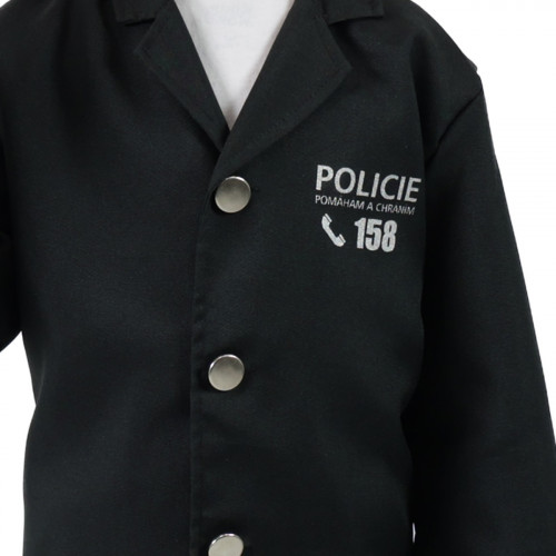 Detský kostým policajt s čiapkou - slovenská potlač (S) e-obal