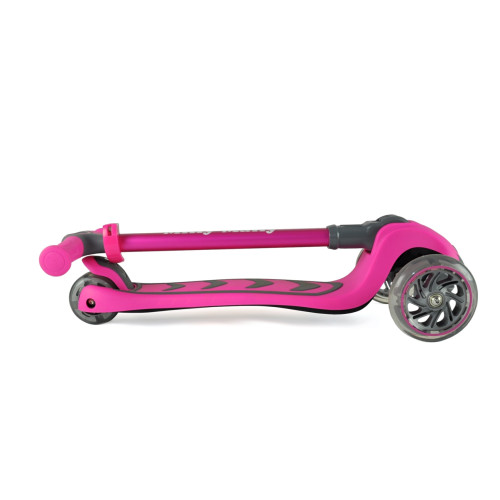 Detská trojkolesová kolobežka BOOGIE Scooter LED - ružová