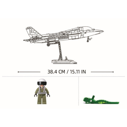 Sluban Stealth Aircraft Metal, verzia s kovovým povlakom J-35S M38-B1186