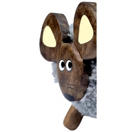 2Kids Toys Drevená figúrka XL brmbolec Myš