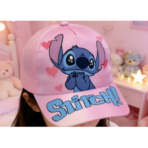 Detská šiltovka Stitch Hearts s potlačou S/M