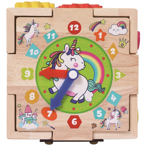 Motorická kocka s labyrintom Veselé zvieratká – 2Kids Toys, 3+