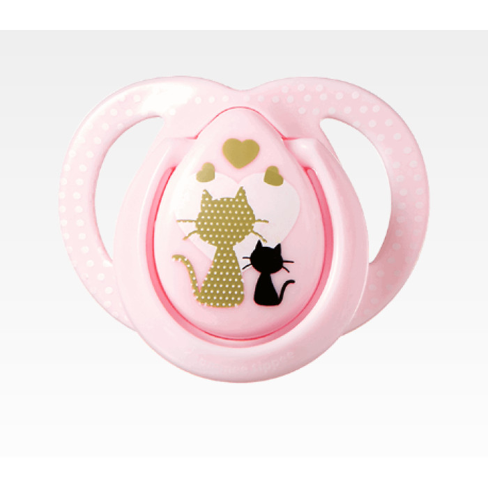 Tommee Tippee Cumlík Moda Girl Mačky 0-6 m - ružová