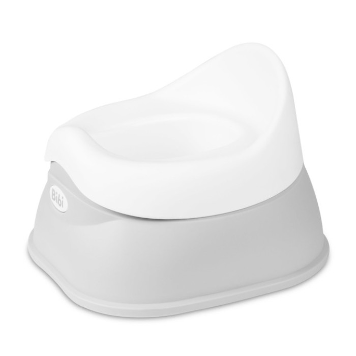 Detský nočník Bibi s vyberateľnou vložkou – ergonomický, protišmykový - šedý