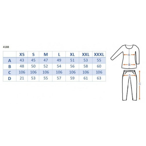 Be MaaMaa Tehotenské, dojčiace pyžamo, 3/4 rukáv - šedá/jeans