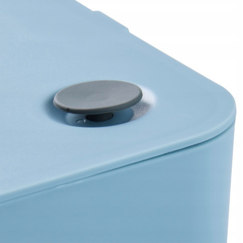 2x Svačinkový box Luna - 0,9 l, modrý