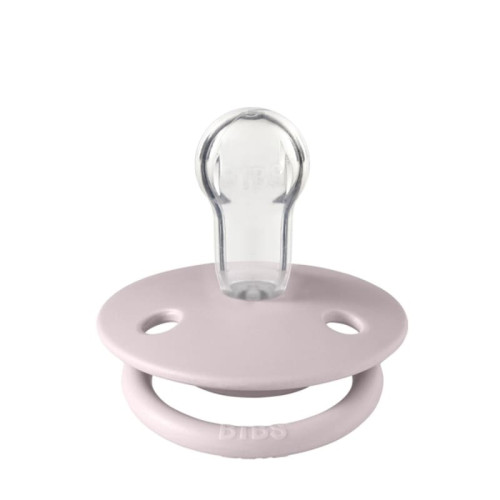 Silikónový cumlík, BIBS DE LUX 0 - 36 m, pudrový