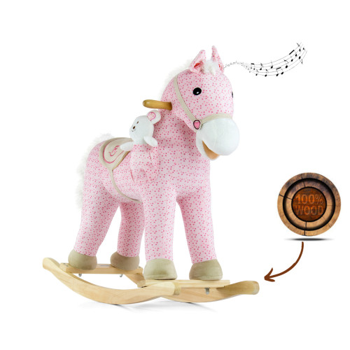 Hojdací koník Pony Pink – Milly Mally