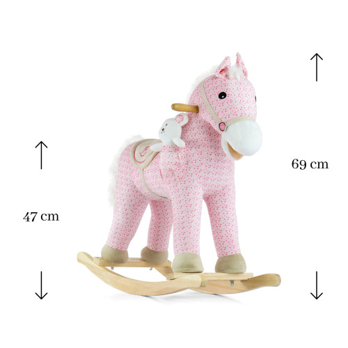 Hojdací koník Pony Pink – Milly Mally