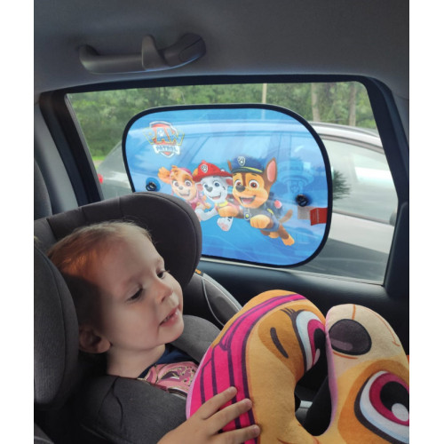 Slnečná clona do auta Paw Patrol – ochrana proti UV - modrá