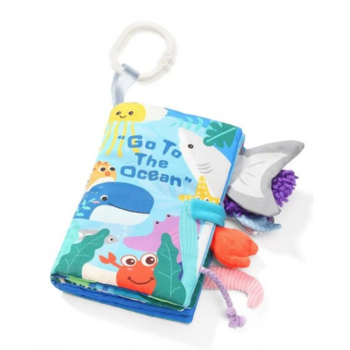 BabyOno Mäkká senzorická knižka -Oceán
