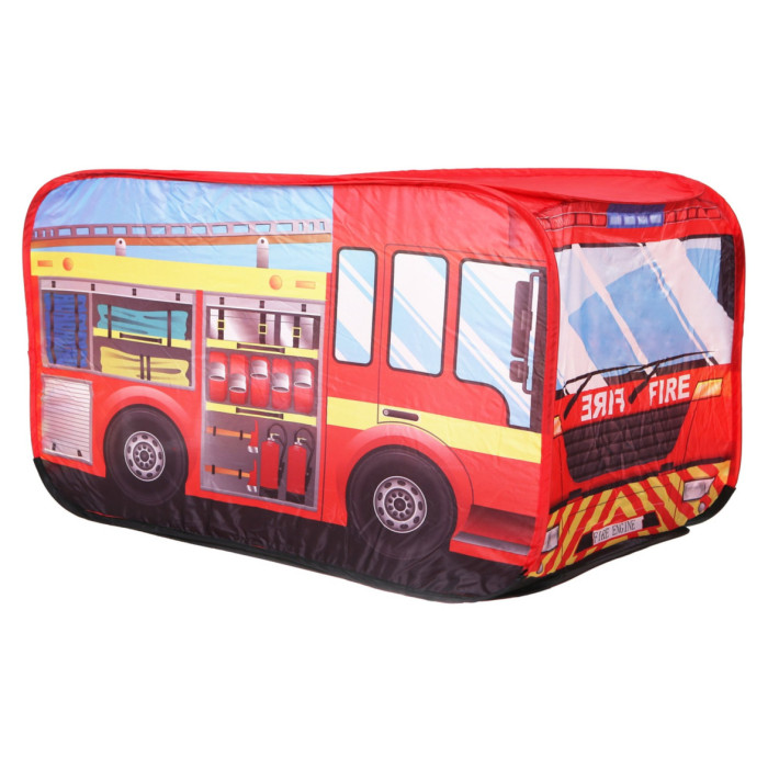 Detský stan na hranie hasičské auto