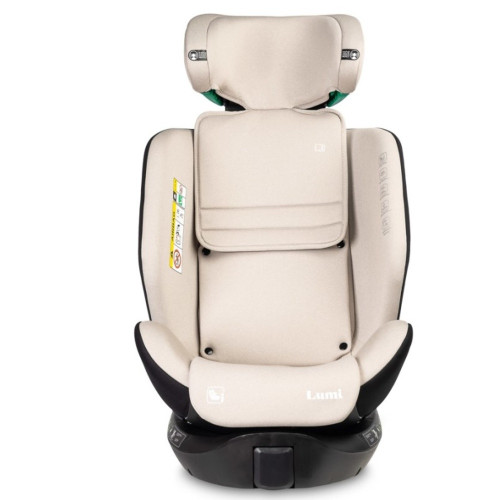 Autosedačka Lumi i-Size 40 - 150 cm, Isofix, 360 °, rastová, od 0m + do 12 rokov - zelená