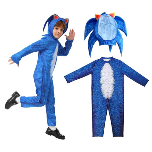 Detský kostým Sonic The Hedgehog s maskou 98-110 S