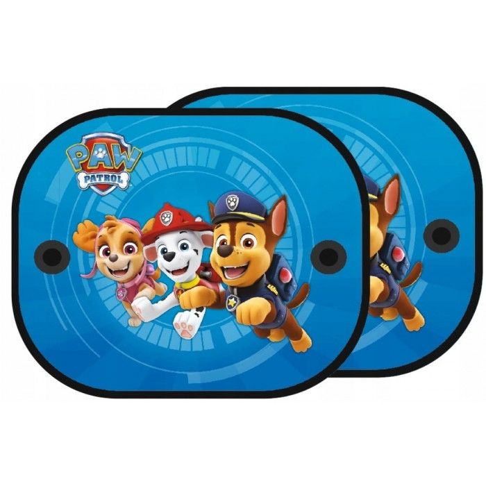 Slnečná clona do auta Paw Patrol – ochrana proti UV - modrá