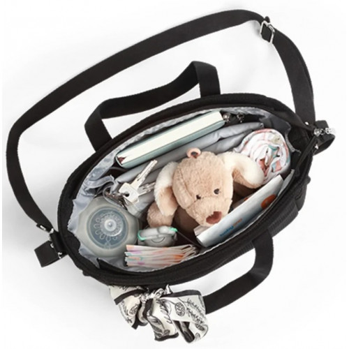 Štýlová taška ku kočíku Carmen, čierna