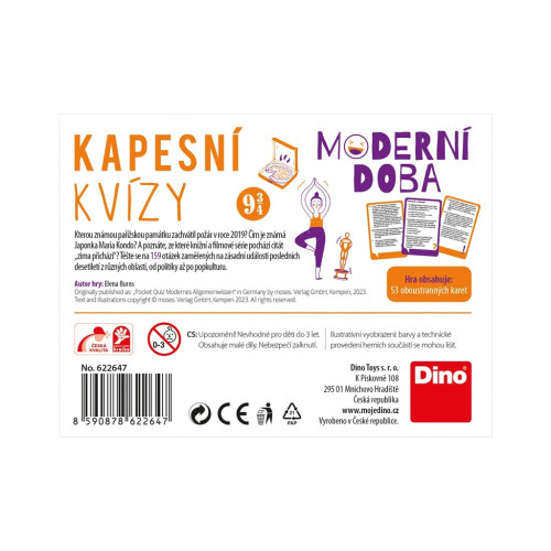 Dino Vreckové kvízy Moderná doba