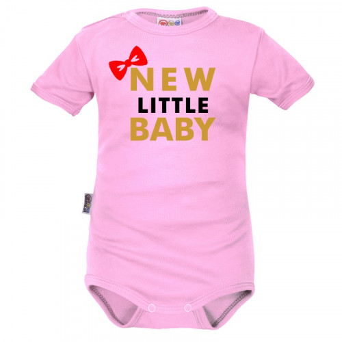 Body krátký rukáv Dejna New little Baby - Girl, růžová, veľ. 86