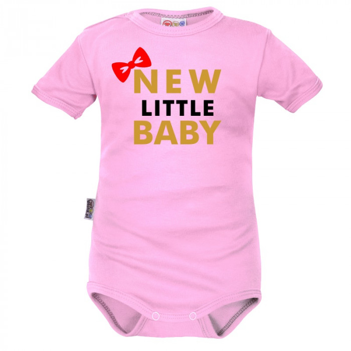 Body krátký rukáv Dejna New little Baby - Girl, růžová, veľ. 86
