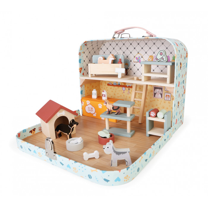 2Kids Toys Domček pre maznáčikov v kufríku