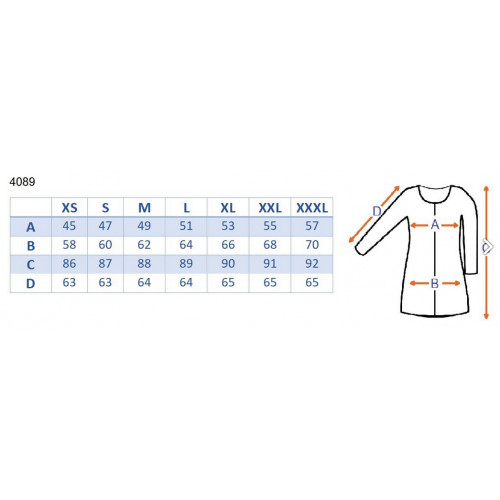 Be MaaMaa Tehotenské šaty, tunika s dl. rukávom - čierno/biele, vel´. XXL