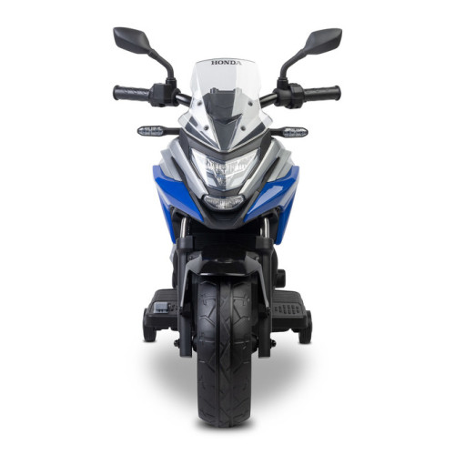 Elektrická motorka Honda NC750X pre deti – LED, USB, 3-8 rokov, modrá, čierna