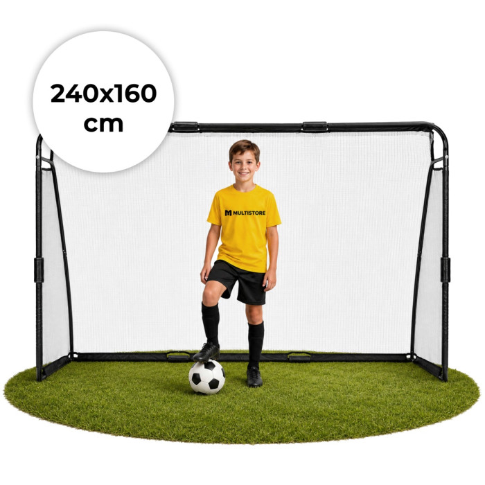 Futbalová bránka so sieťou 240 x 160 x 80 cm