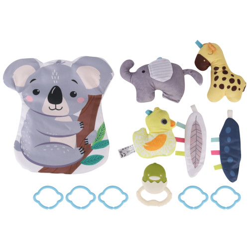Detská hracia deka TinyMini Koala s hrazdou – edukačná podložka pre bábätko