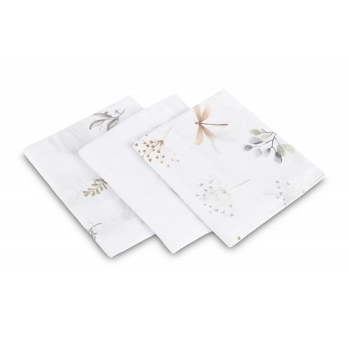 Mušelínové plienky pre bábätko SOFT 3 ks - 70x80 cm