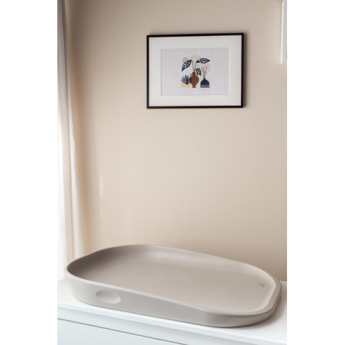Mäkká prebaľovacia podložka Safi Beige, 50x70cm, Sensillo