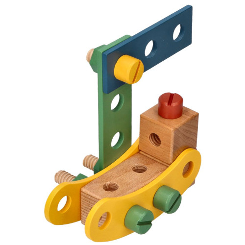 Drevená konštrukčná sada pre deti, 40 dielov Adam Toys