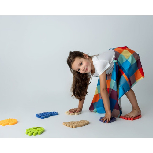 Interaktivní stezka - Sensorky, 28 knih, pastelová