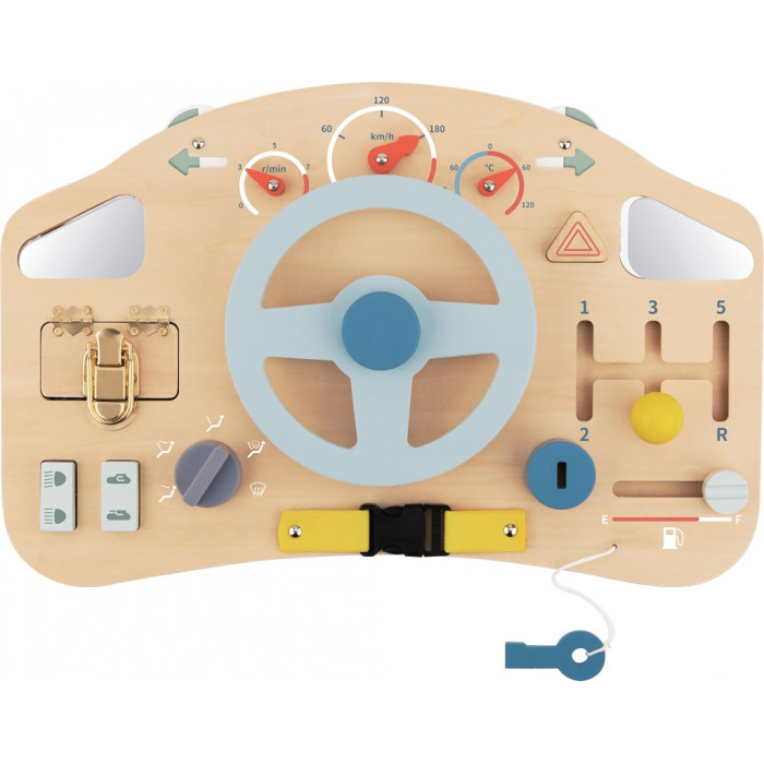 Montessori Activity board auto doska s volantom