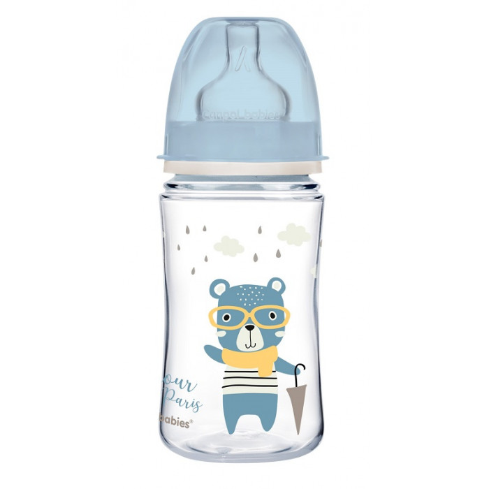 Antikoliková fľaštička Canpol Babies Easy Štart - Bonjour, 240 ml