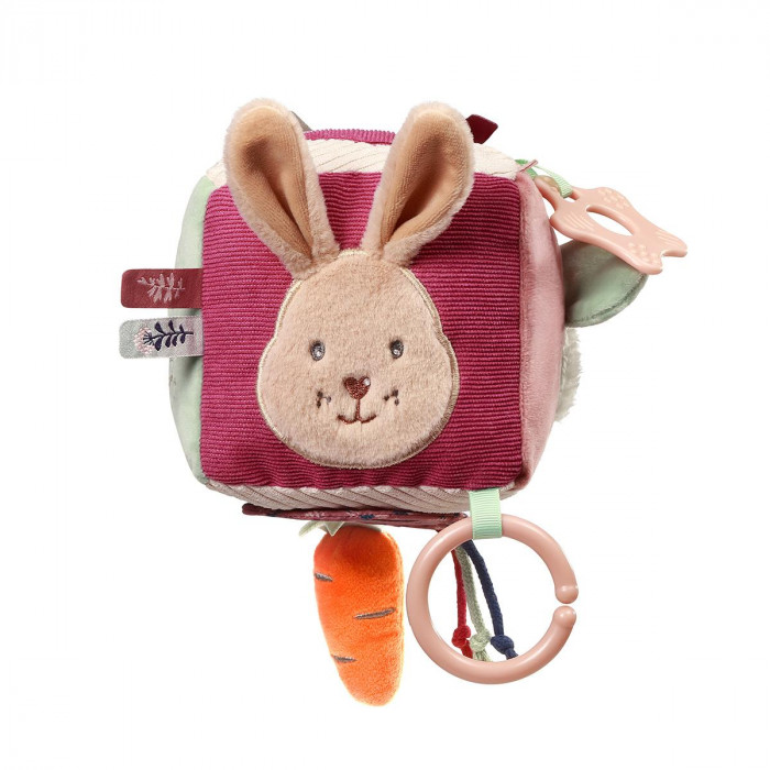 Senzořná textilná kocka Rabbit Karo