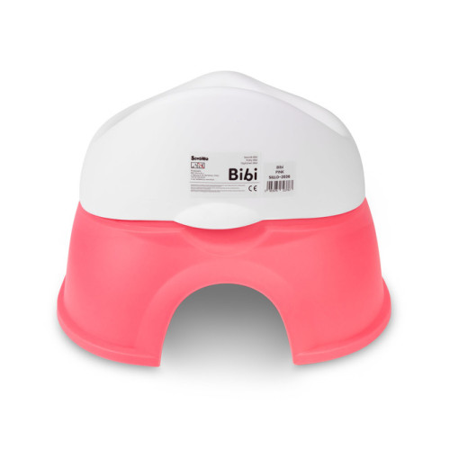 Detský nočník Bibi s vyberateľnou vložkou – ergonomický, protišmykový - pink