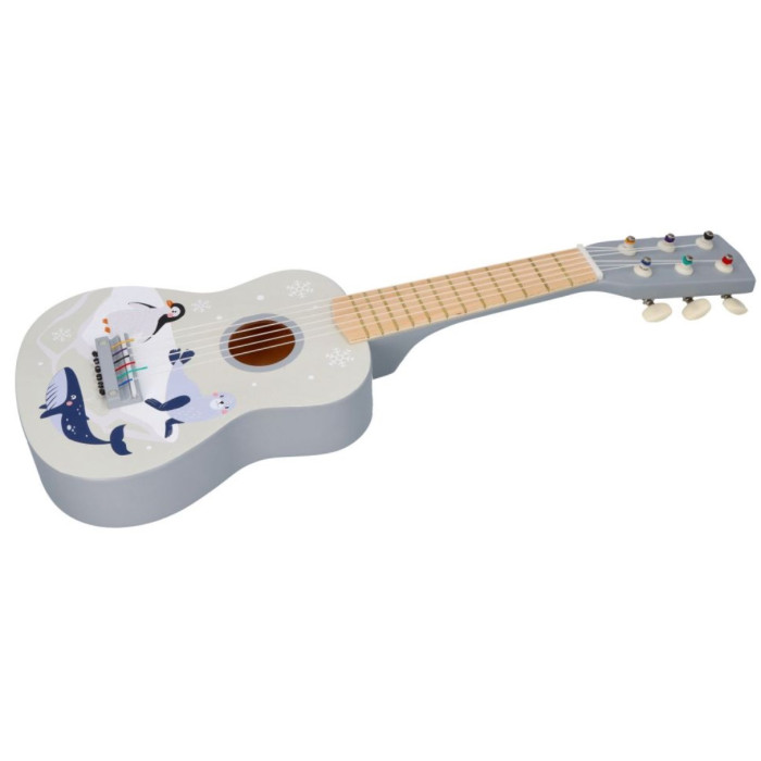Adam Toys Drevená gitara arktické zvieratká