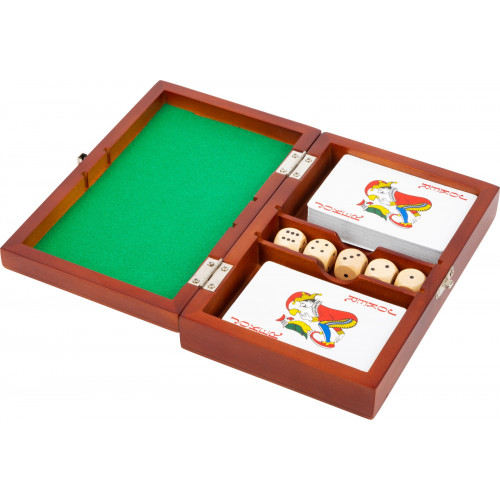 small foot Hracie kocky a karty v drevenom boxe
