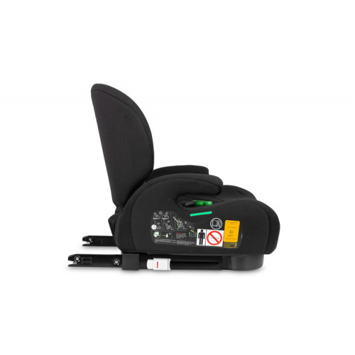 Podsedák, autosedačka Irbis i-Size 125–150 cm s ISOFIX – čierna