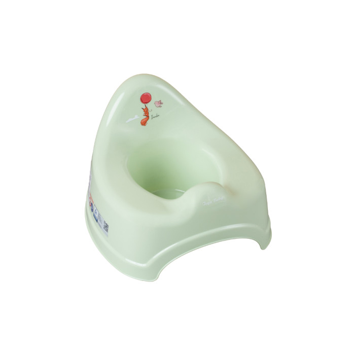 Detský nočník TEGA BABY klasický s obrázkom ergonomický, zelený