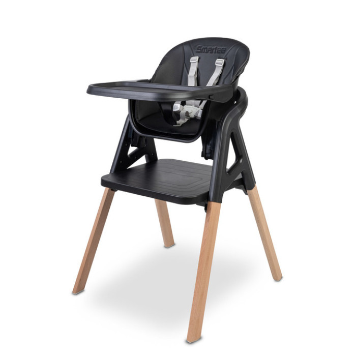 Jedálenská stolička Smartee Black 3v1