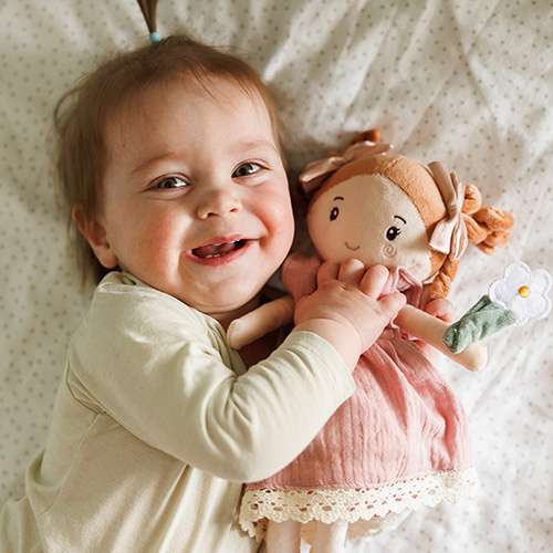 Bábika maznáčik Lily, mušelínové šatôčky, BabyOno