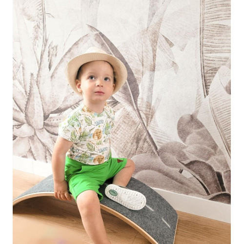 Body kr. rukáv + kraťasky s vreckami 2D sada, Cestovateľ, G-baby, zelené