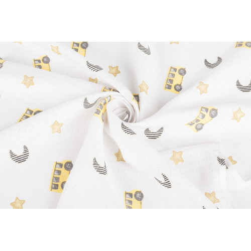 Tetra plienky Basic 70×80 cm Cars beige - sada 5 ks, 100% bavlna